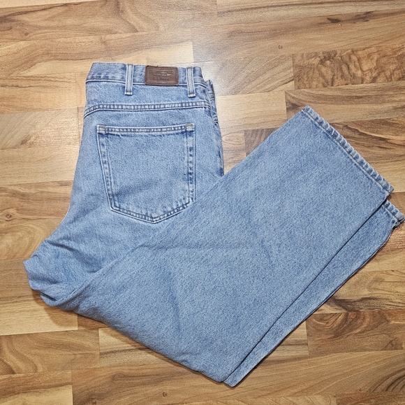 L.L. Bean Jeans Ll Bean Mens Jeans Blue Size 37x29 Straight Leg